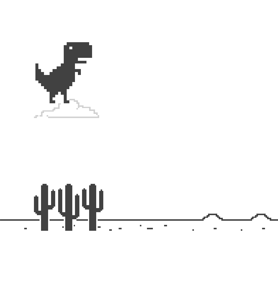 How to Play Google Chrome Dinosaur Game both Online and Offline -  Studytonight