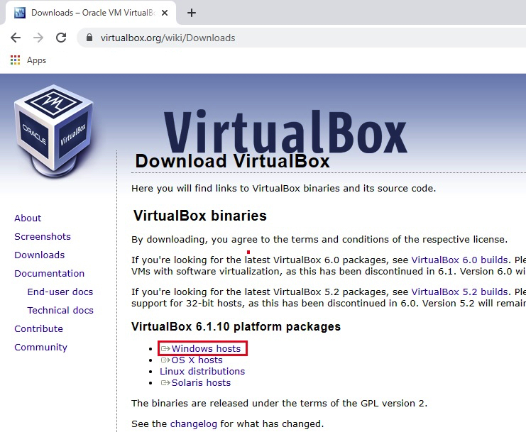 oracle virtualbox download windows 7