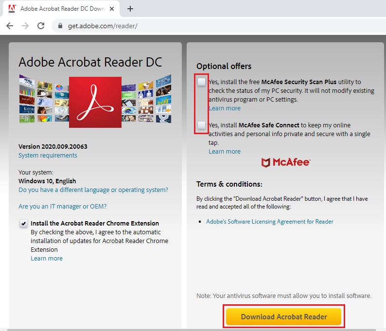 Install Adobe Acrobat Castertaia