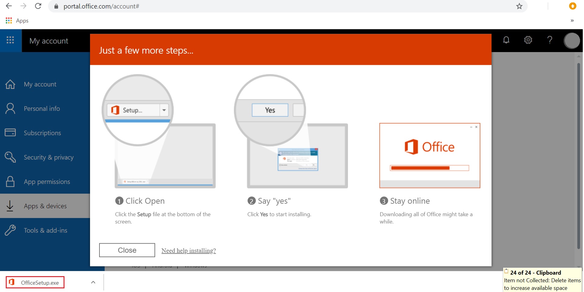 Microsoft Office 2021 ProPlus Online Installer 3.1.4 download