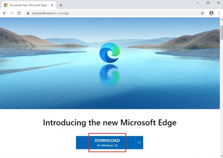 download microsoft edge chromium offline installer