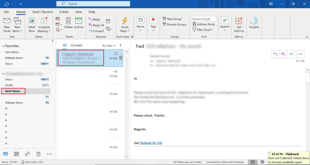 How to Recall Outlook Email Message - WhatisMyLocalIP