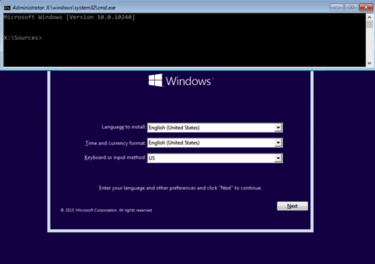 windows 10 cmd set administrator password