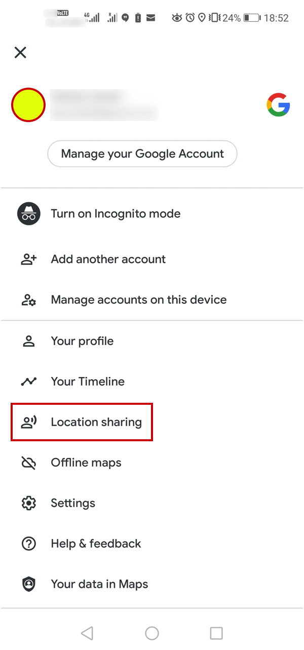 How to Share Your Real-time Location to Anyone or Family via Google Map ...
