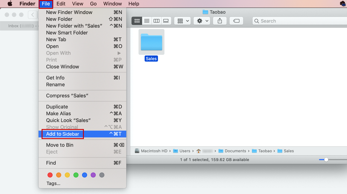 How to add any Folder on Favourites Sidebar in Mac - WhatisMyLocalIP