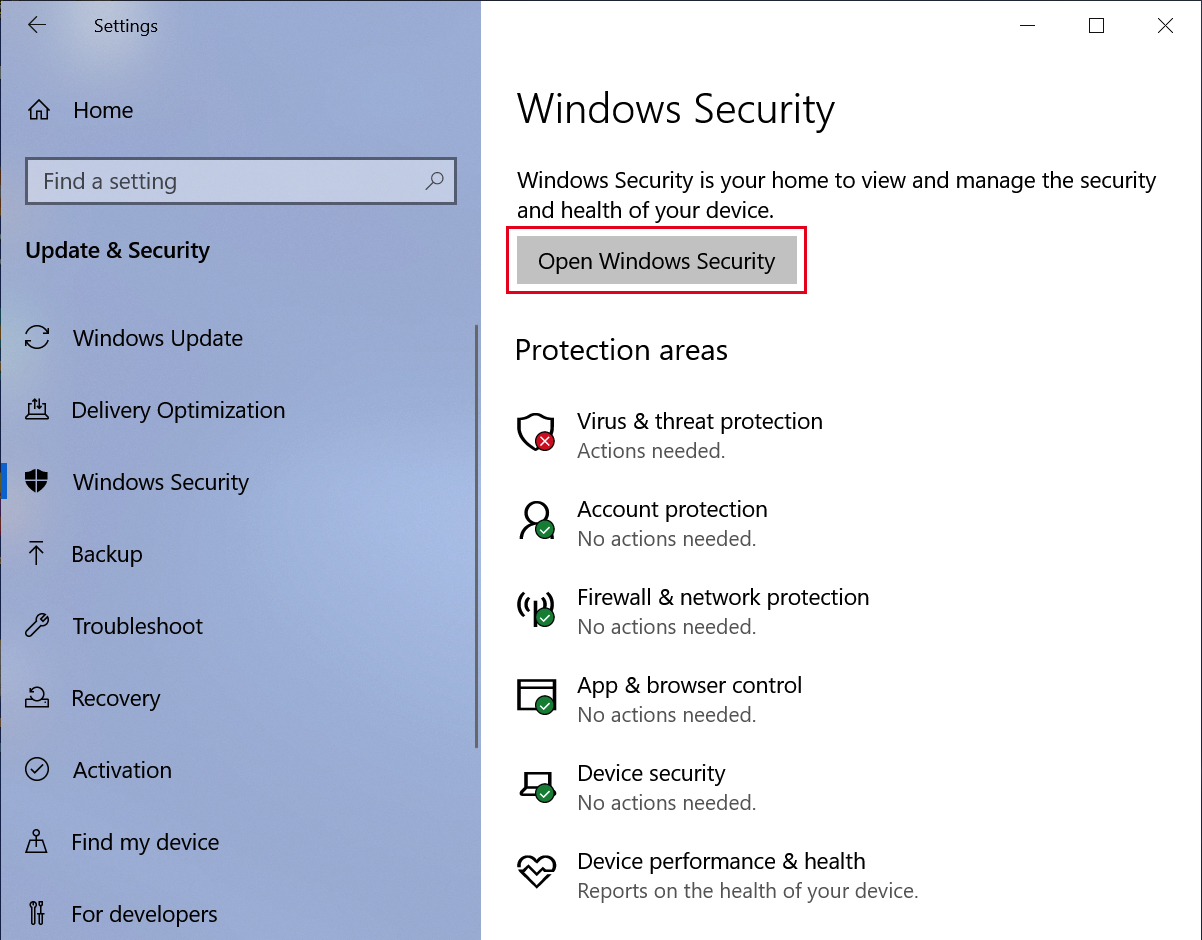 How To Turn ON Windows Defender In Windows 10 And Set Best Practice ...