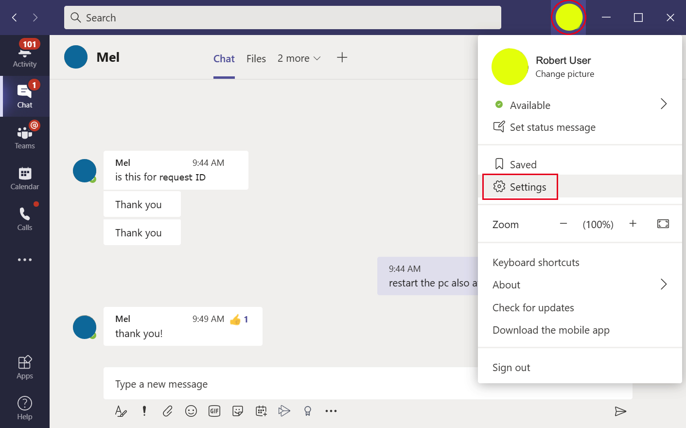How to Turn off MS Teams Notification during the Live Meeting