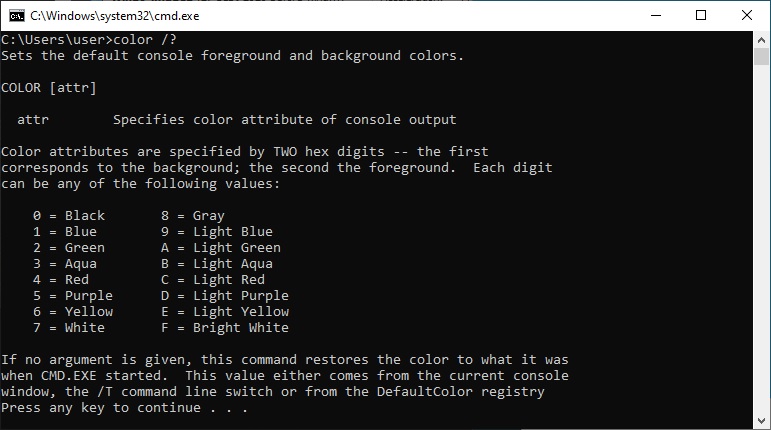 How to Color CMD - Windows PC WhatisMyLocalIP
