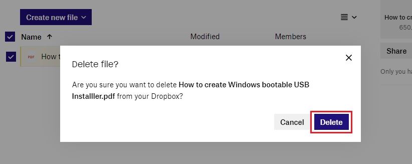 how to refresh dropbox on mac